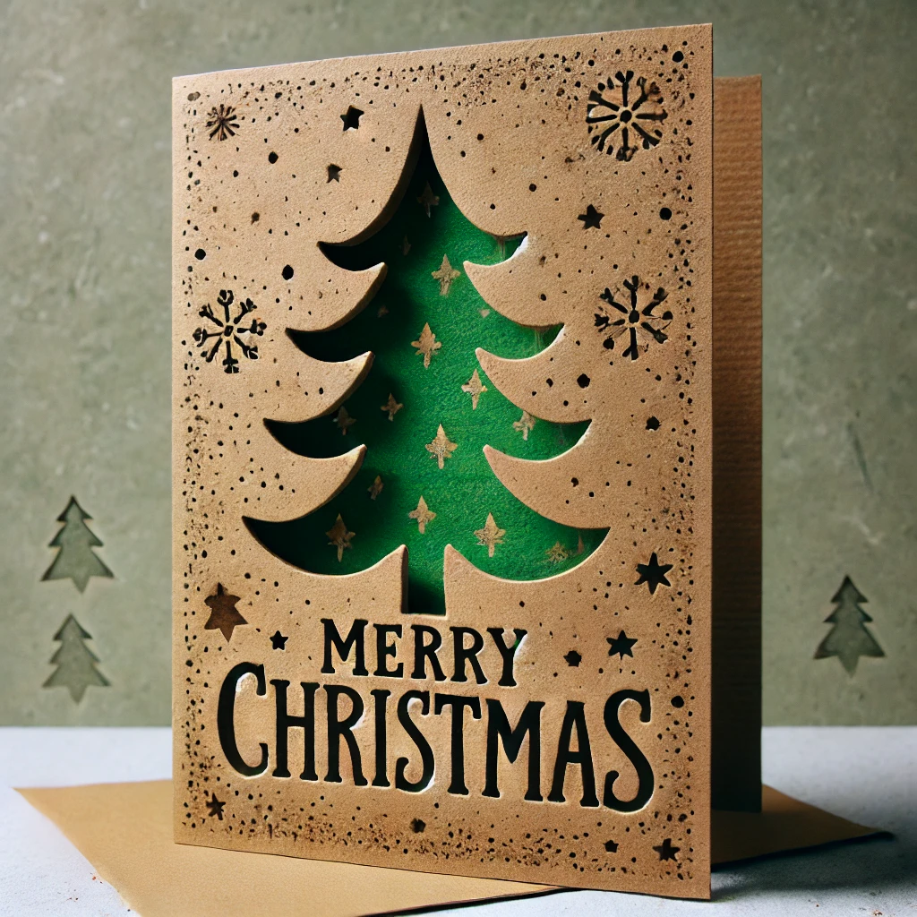 Ręcznie robione kartki świąteczne DIY
